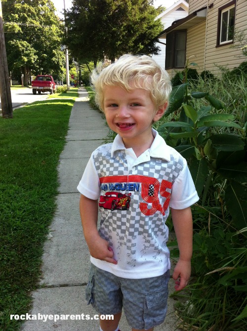 Nick on a walk