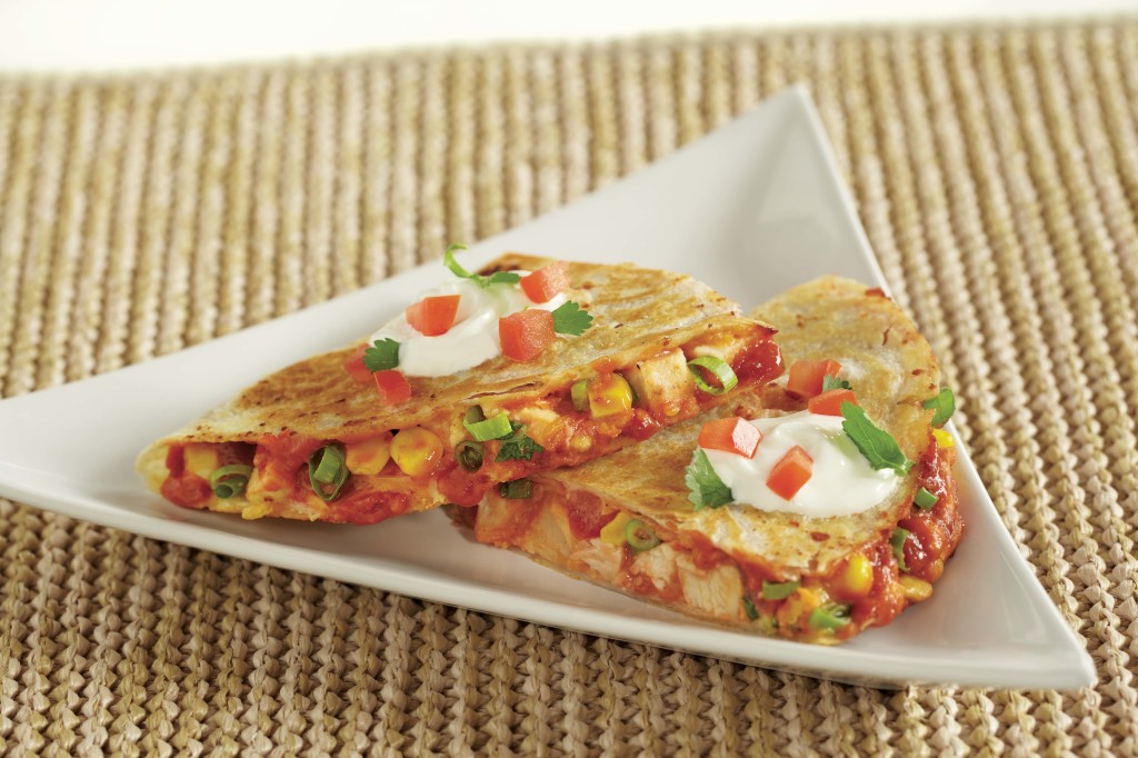 Nutty BBQ Chicken Quesadilla