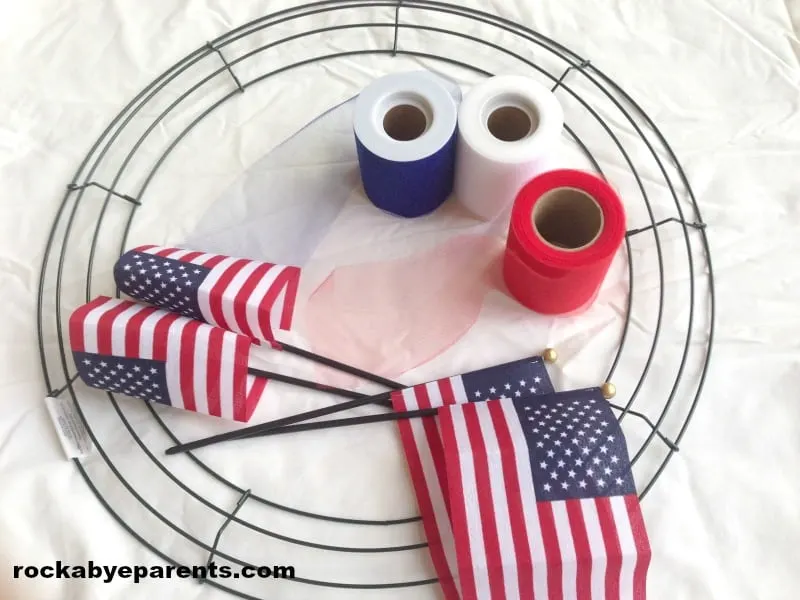 Patriotic Wreath Supplies