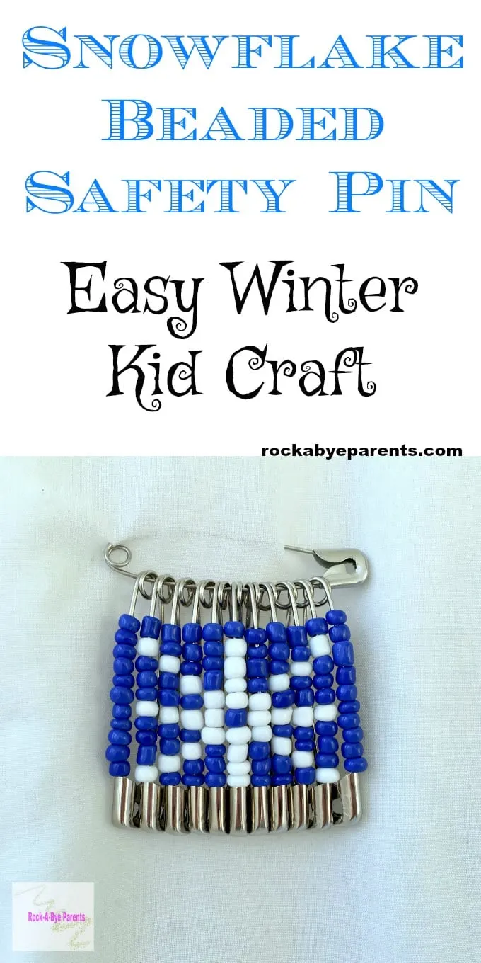 Beaded Snowflake Craft for Preschoolers - That Kids' Craft Site