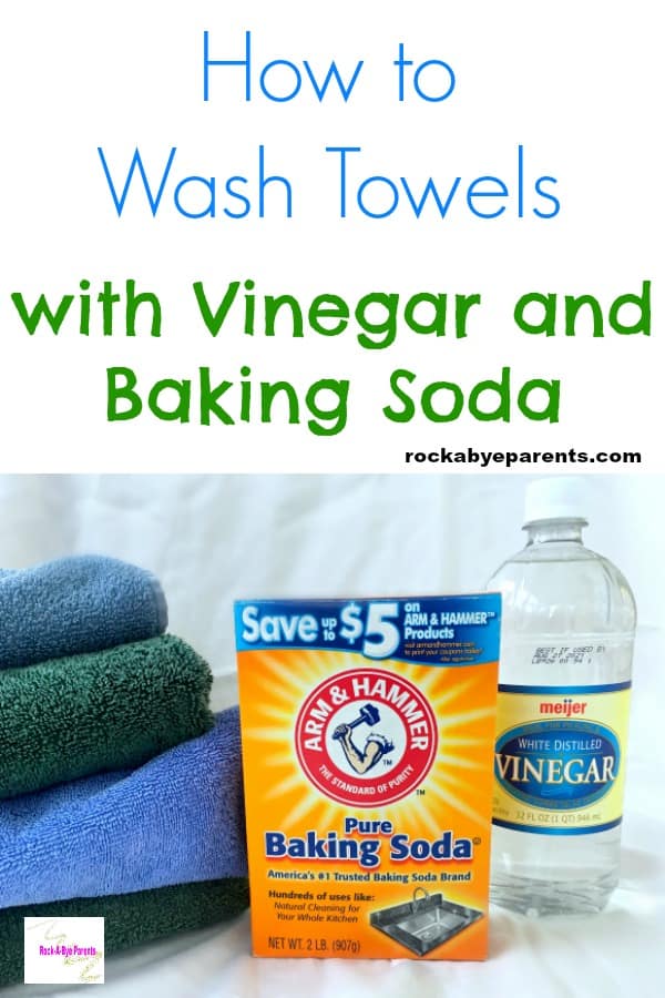 Washing Towels with Vinegar and Baking Soda