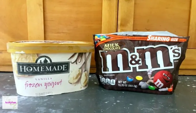 DQ M&M Blizzard Ingredients